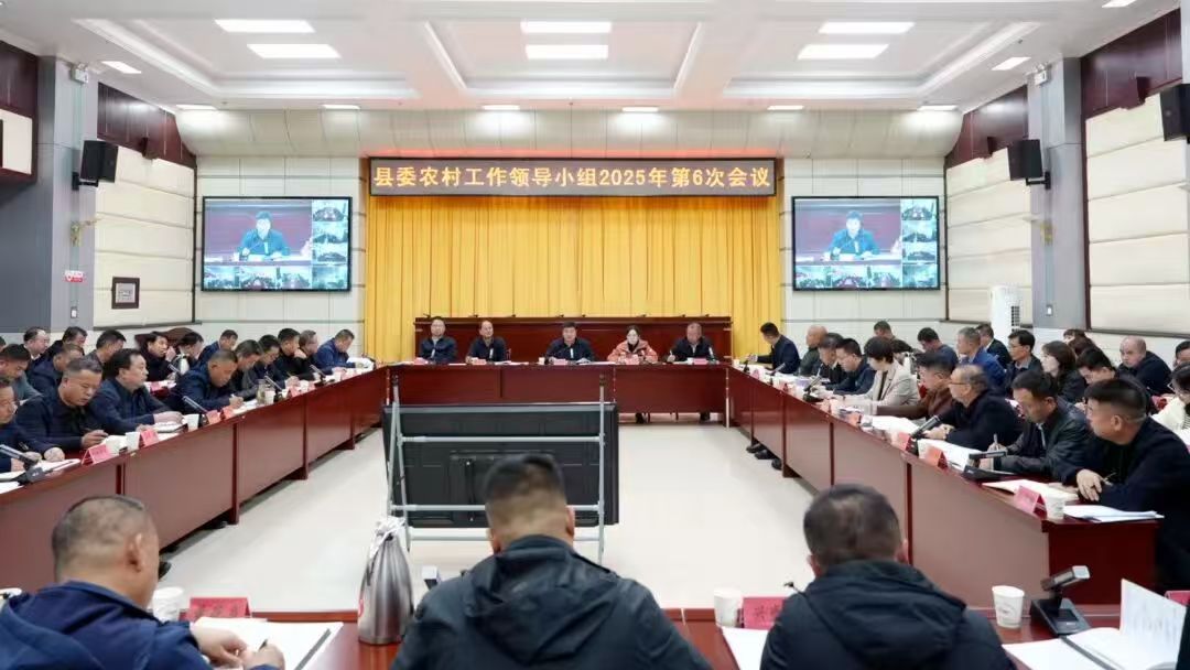 涇源縣委農村工作領導小組召開2025年第6次會議暨鞏固拓展脫貧攻堅成果同鄉村振興有效銜接調度會